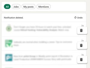 Screenshot of www.linkedin.com/notifications/