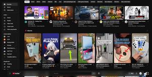 Screenshot of Youtube Modern UI