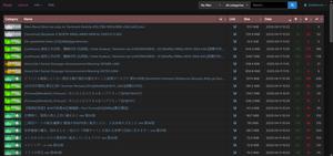 Screenshot of Nyaa Superior Dark Mode
