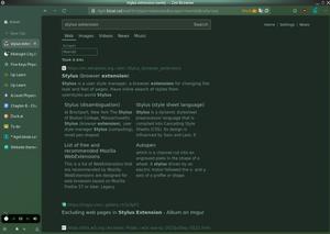 Screenshot of 4get olive theme for Green-Submarine MATE theme