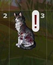 Screenshot of catwar wounds