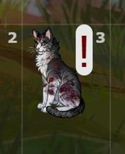 Screenshot of catwar wounds