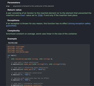 Screenshot of CPP Reference Dark Breeze