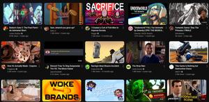 Screenshot of YouTube homepage fixer