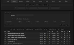 Screenshot of CGPeers - Modern Dark Clean