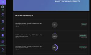 Screenshot of Dark Mode Revise Online