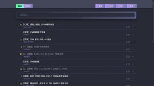 Screenshot of Ptt.cc - Dracula Theme