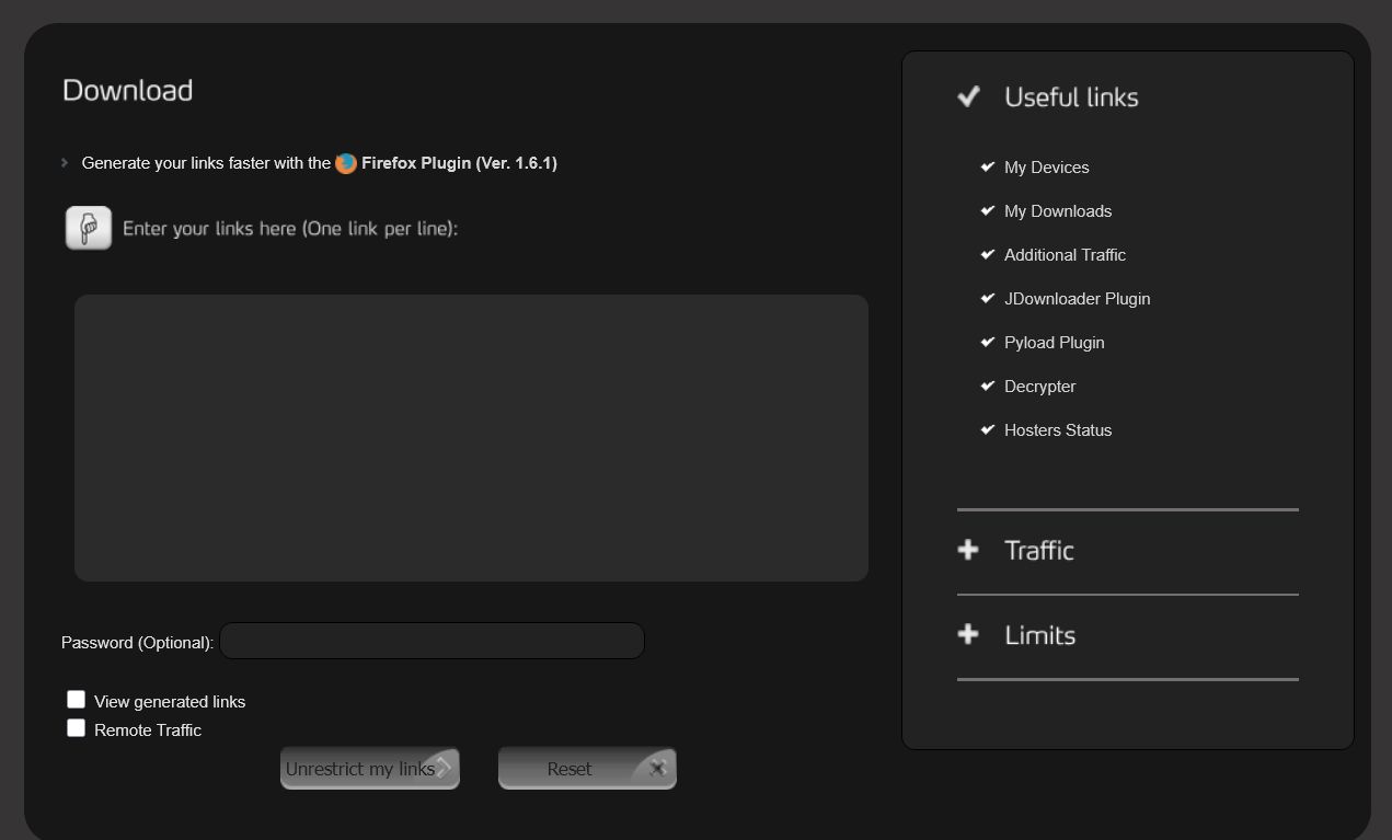 Screenshot of ilamk7 Real-Debrid DarkMod fix
