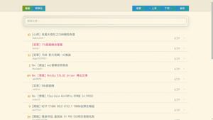 Screenshot of Ptt.cc - Solarized Light Theme