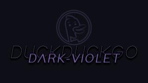 Screenshot of DuckDuckGo Dark - Violet Theme
