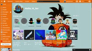 Screenshot of Goku Dragon Ball Z