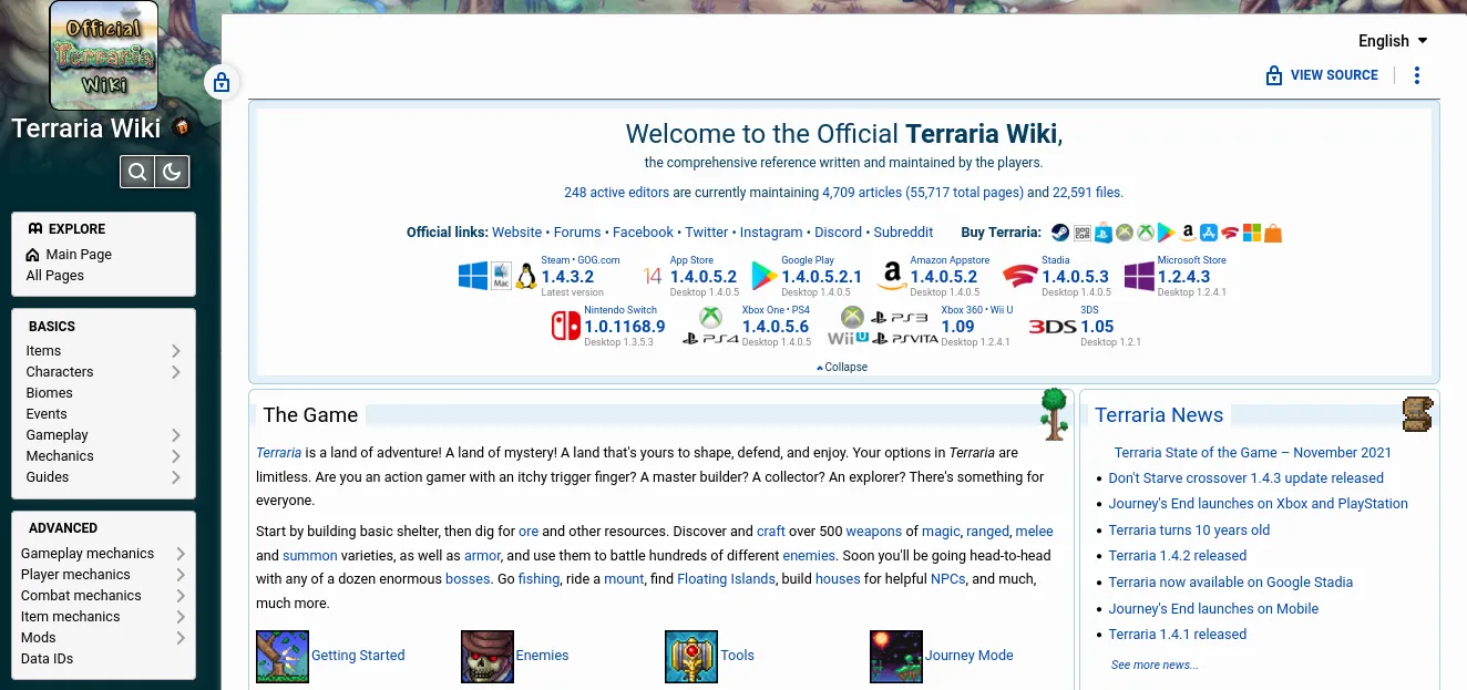 Official Terraria Wiki