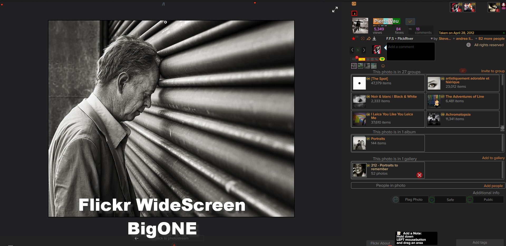 Screenshot of Flickr WideScreen - BigONE v.223 (USw)