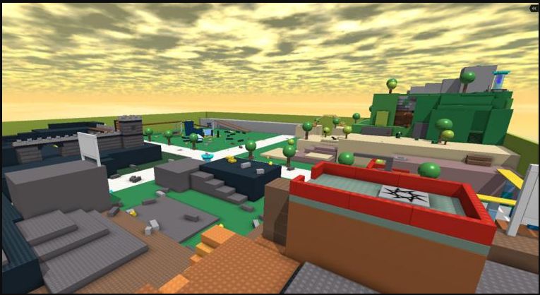 Screenshot of Crossroads Background for Roblox! (Low Quality)