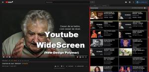 Screenshot of Youtube WideScreen (New Design Polymer) v.50