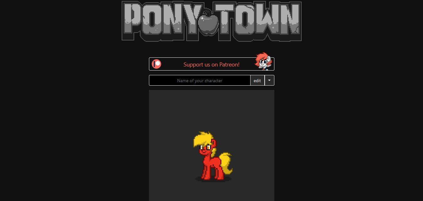 Screenshot of Dark Pony Town