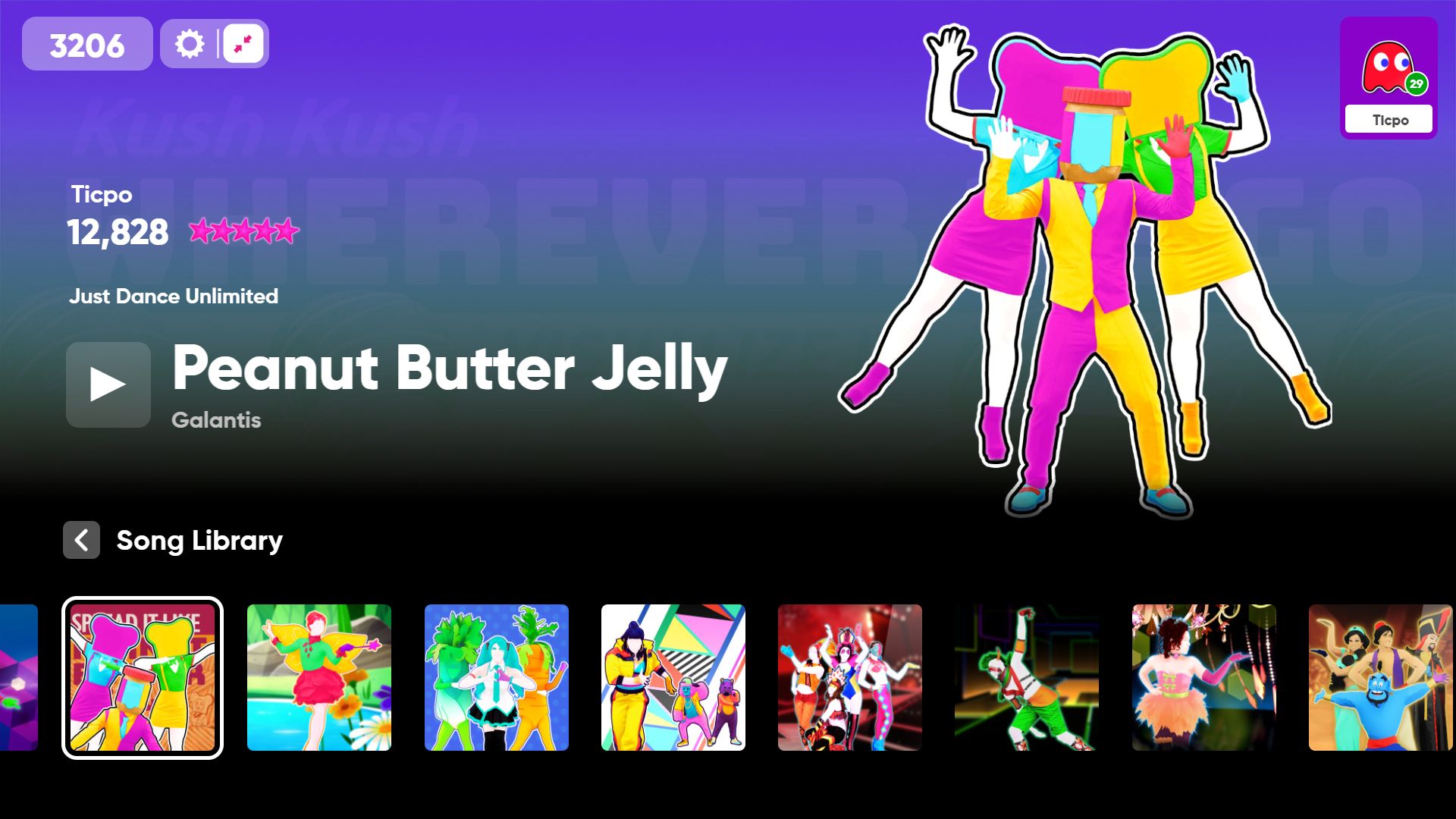 Screenshot of Just Dance Now Ultimate (Menu Assets Style Required)