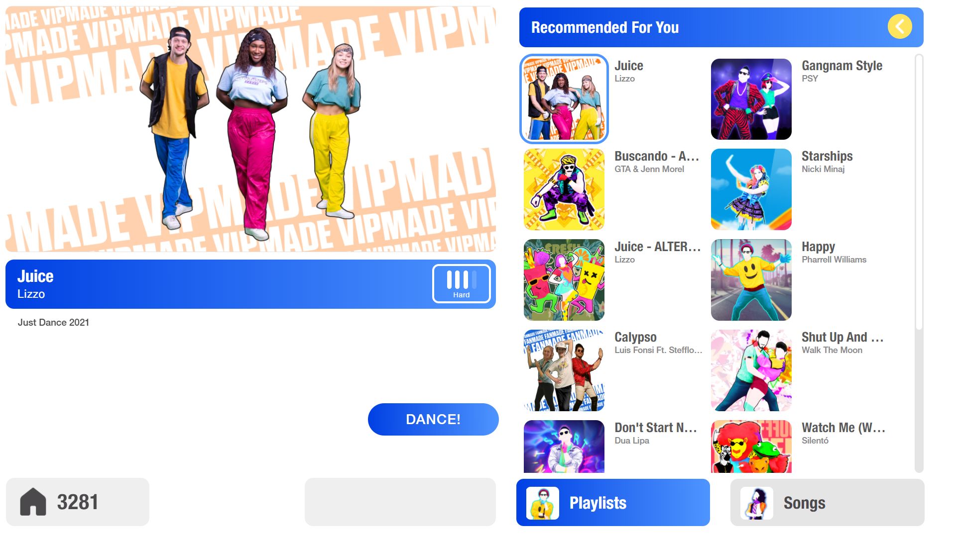 Screenshot of Just Dance Now Revamped! (Menu Assets Style Required)