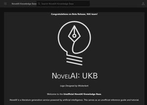 Screenshot of DARK NovelAI Wiki