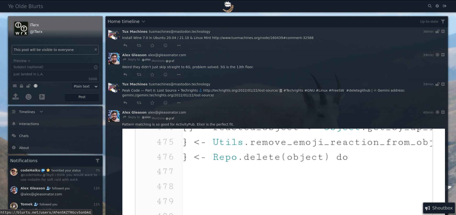 Screenshot of blurts.net_full_width