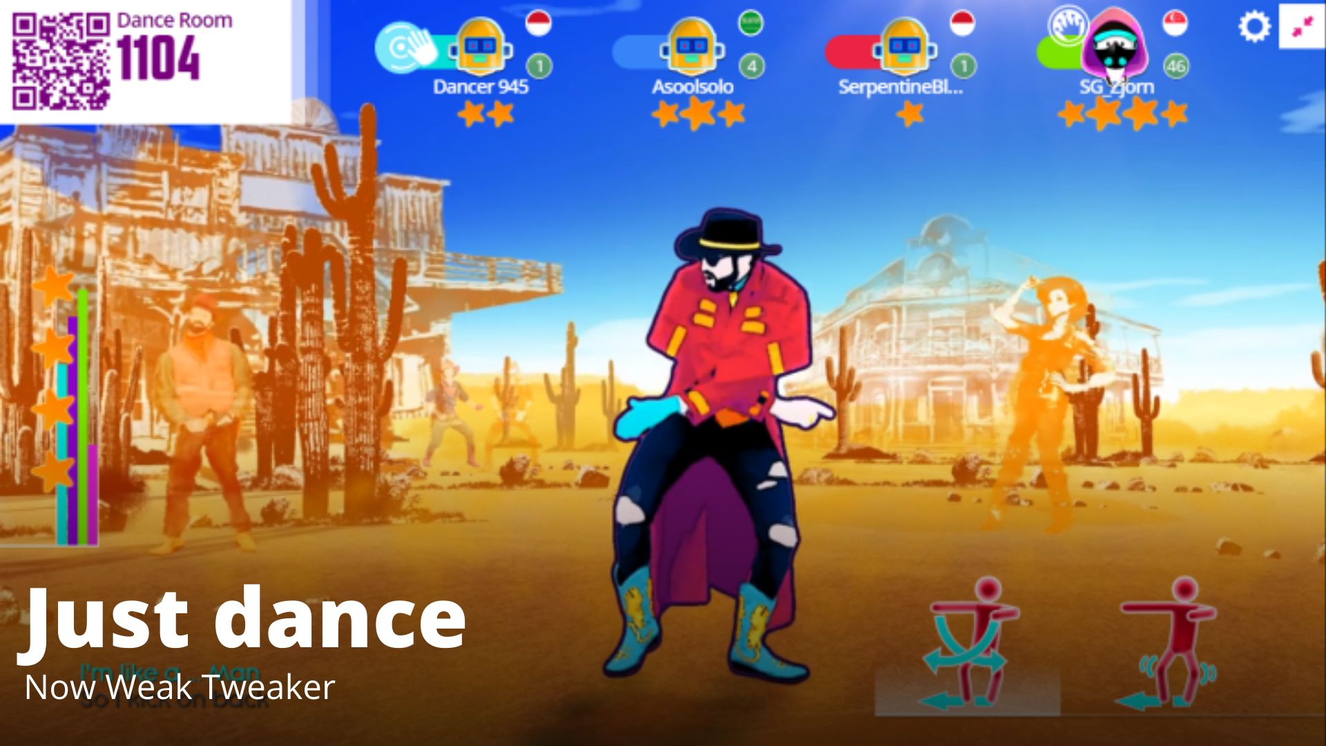 Screenshot of Just Dance Now Weak Tweaker