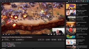 Screenshot of Make YouTube header stay at the top of the page