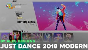 Screenshot of Just Dance 2018 Modern