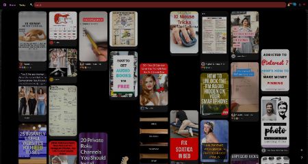 Screenshot of Pinterest Dark by BamaBraves