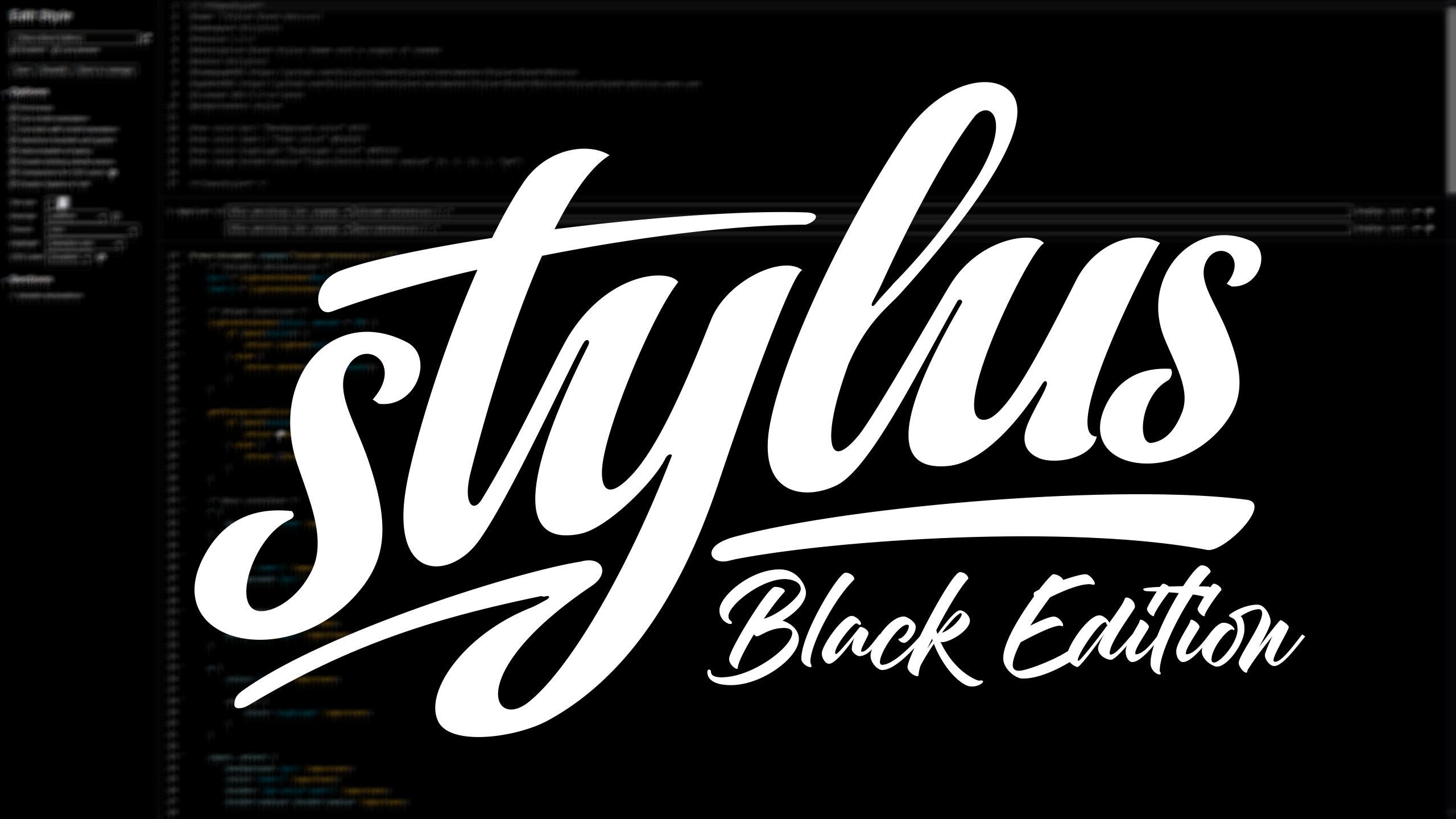 Screenshot of Stylus Black Edition