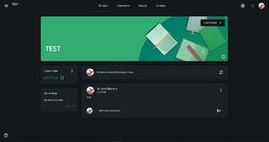 Screenshot of Google Classroom Dark Theme [V1.0.6]