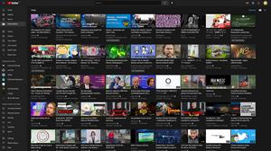 Screenshot of Wide Youtube Subscriptions