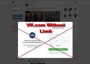 Screenshot of VK.com Without Limit v.1