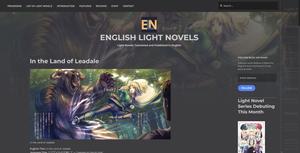 Screenshot of English LN Dark