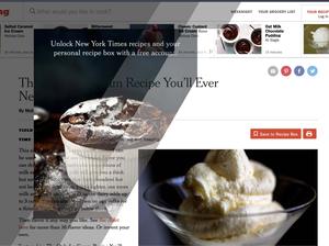 Screenshot of NYTimes Cooking Paywall