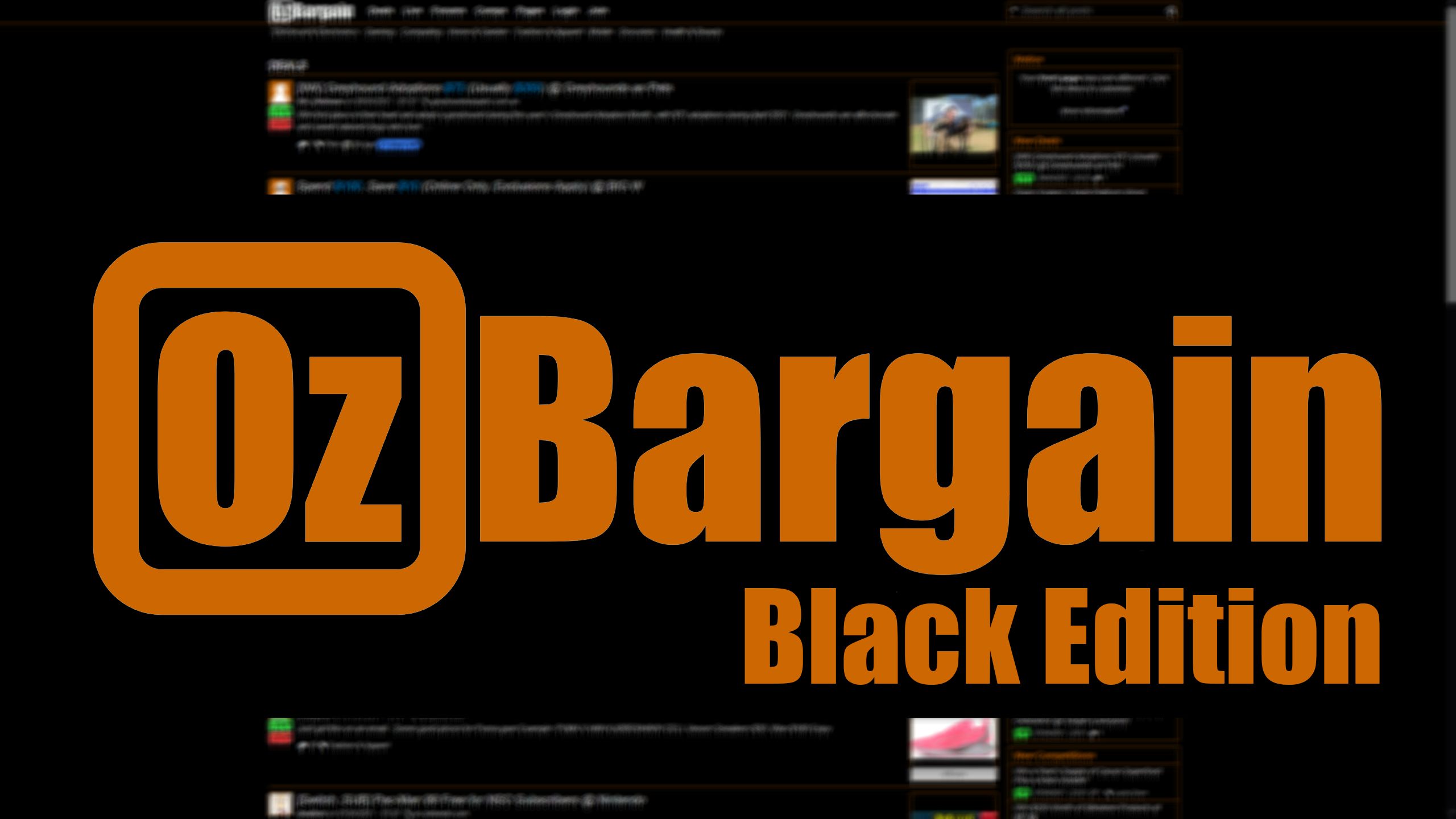 OzBargain Black Edition screenshot