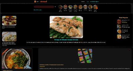 Screenshot of Allrecipes Dark by BamaBraves