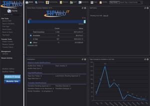 Screenshot of Asset Management (TipWeb) Dark Mode