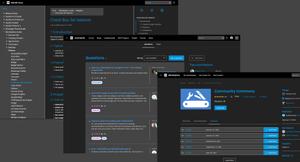 Screenshot of Mendix DarkMode