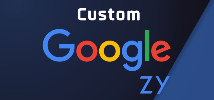 Screenshot of Custom Google ZY