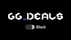 Screenshot of GG.deals - Black Theme