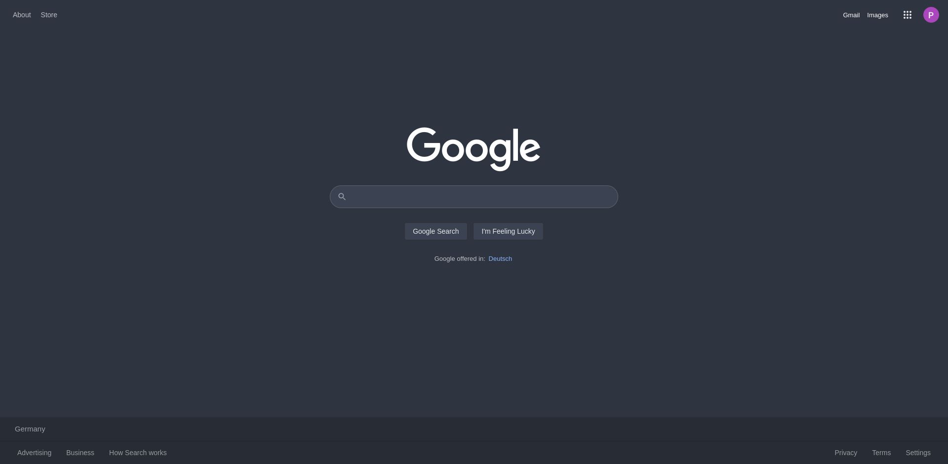 Screenshot of Google Nord Theme