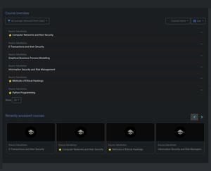 Screenshot of [Moodle] Emokimay Dark Theme [vu.lt]