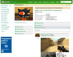 Screenshot of OpenVK Green