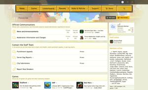 Screenshot of Hypixel Forums Default+