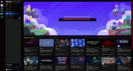 Screenshot of Discord Dark by BamaBraves