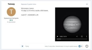 Screenshot of astropolis.pl bez przesady z tą szerokością filmów w postach