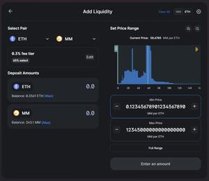 Screenshot of app.uniswap.org Add Liquidity