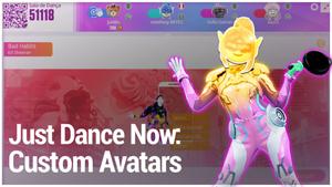 Screenshot of Just Dance Now Redrawn