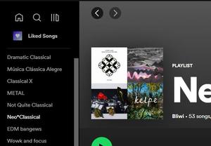 Screenshot of Spotify Compact Sidebar Icons