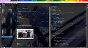 Screenshot of jupyter custom background